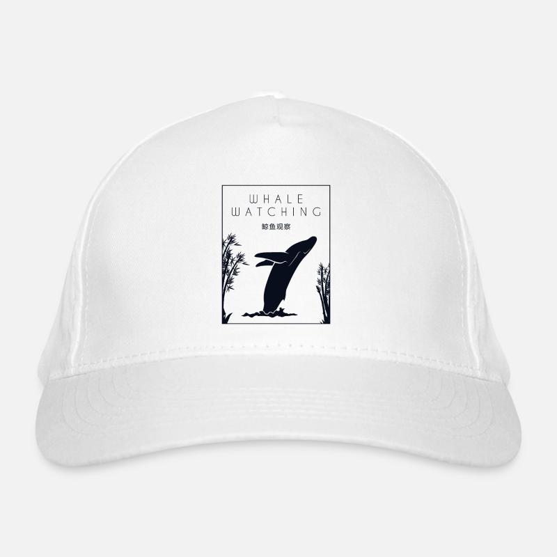 Observation des baleines Cetacea chinois Hanzi Cachalot Casquette classique bio