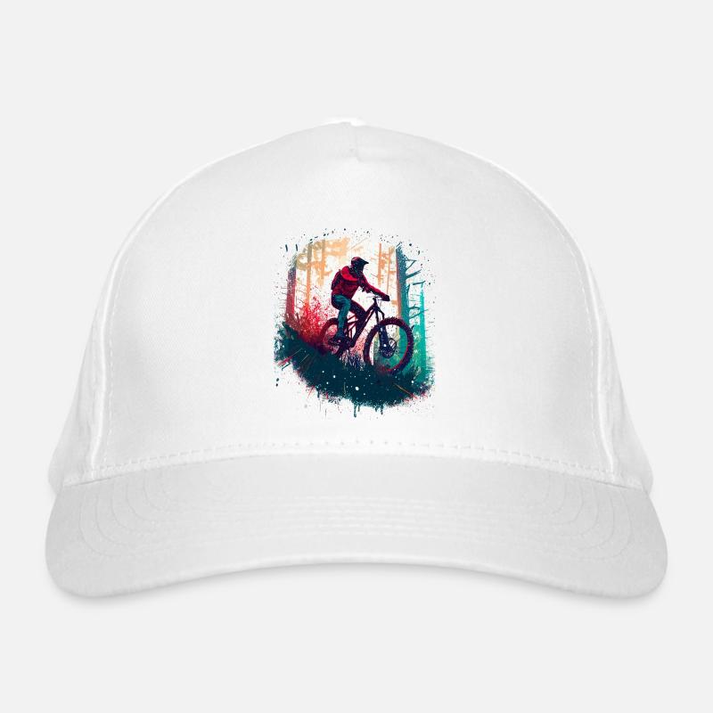 VTT VTT Cycliste de descente Casquette classique bio