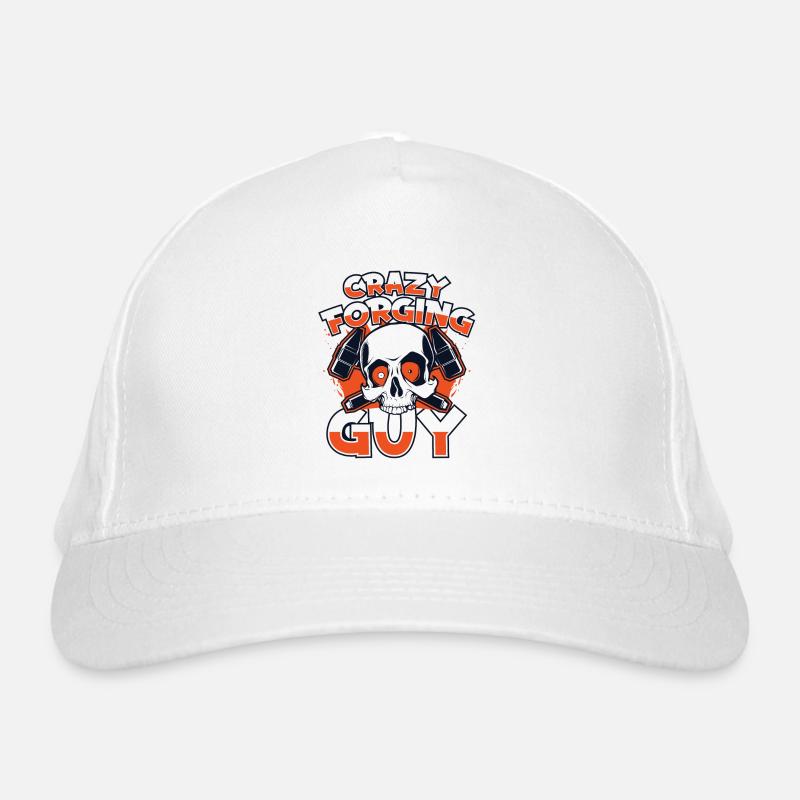 Crazy Forging Guy Kunstschmied Blacksmith Forging Organic Baseball Cap