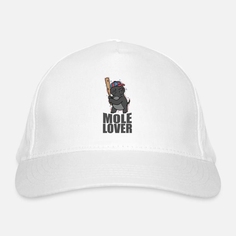 Mole Lover Plays Baseball Animal Mound Organic Baseball Cap
