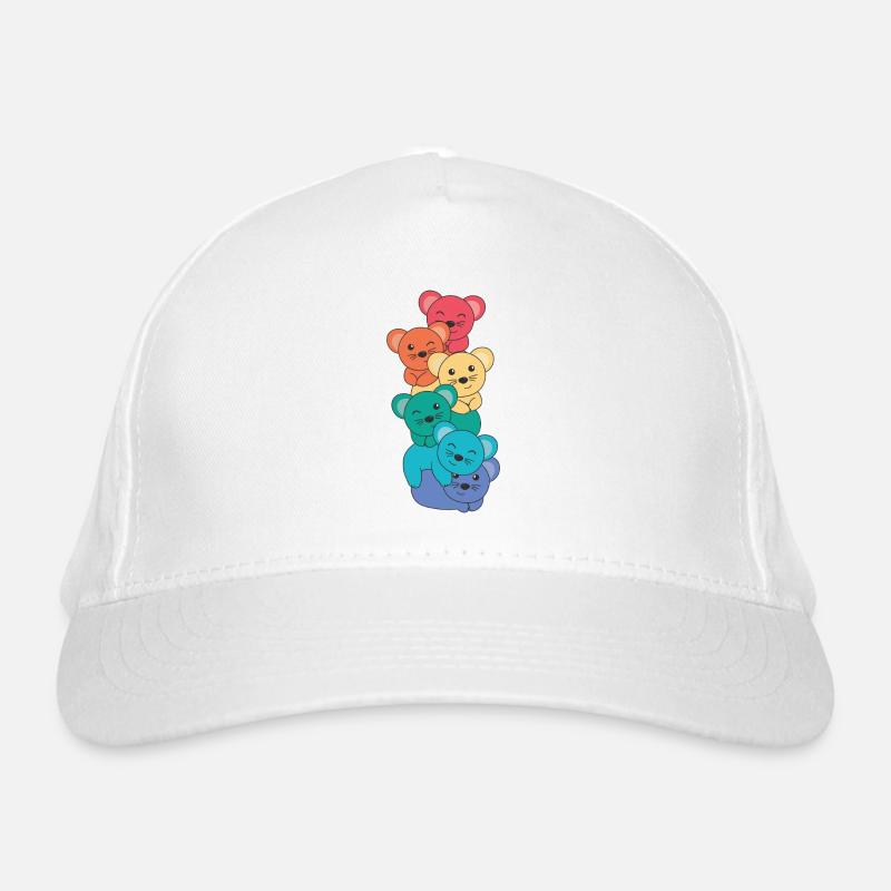 Rainbow Flag Pride LGBTQ Cute Mouse Stack Casquette classique bio