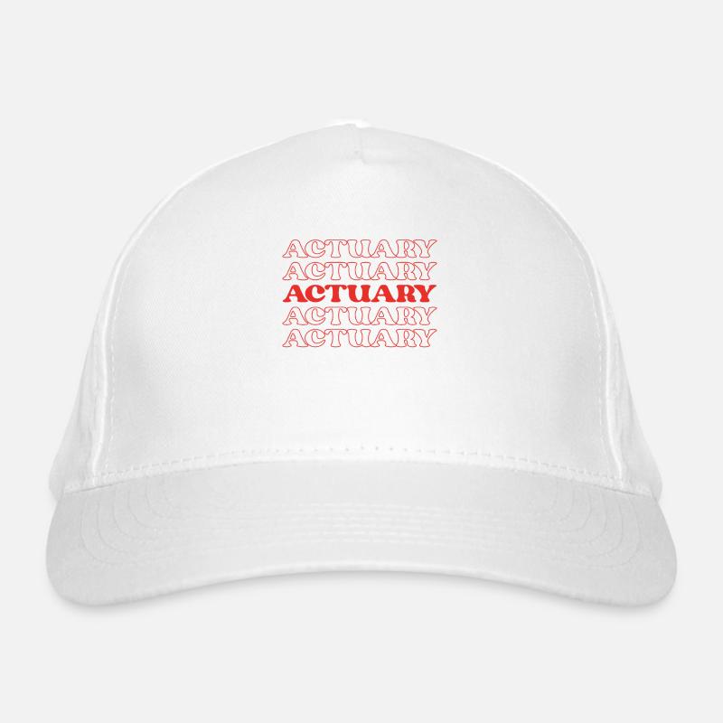 Actuaire Data Scientist Comptable Statistics Casquette classique bio