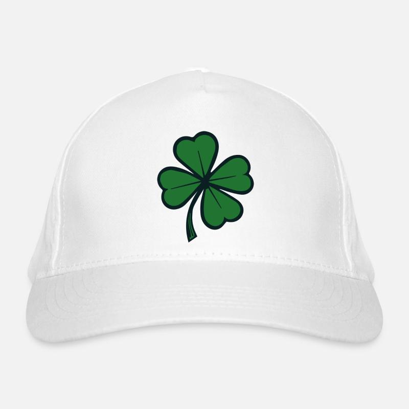 Lucky Four-Leaf Clover Organic Baseball Cap