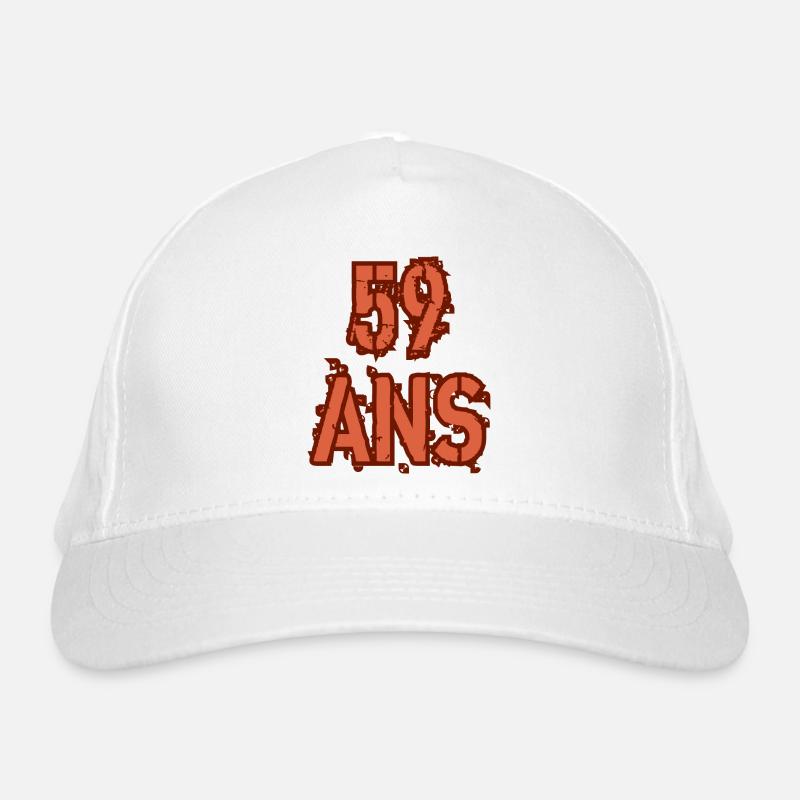 59 ANS Casquette classique bio