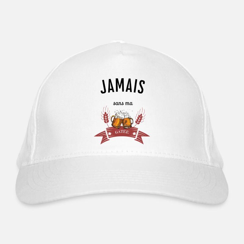 jamais sans ma gaté Casquette classique bio