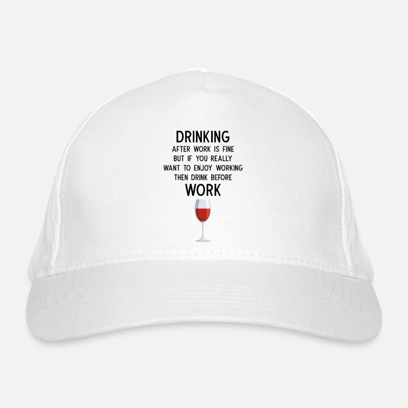 Boire après le travail, c’est bien Casquette classique bio