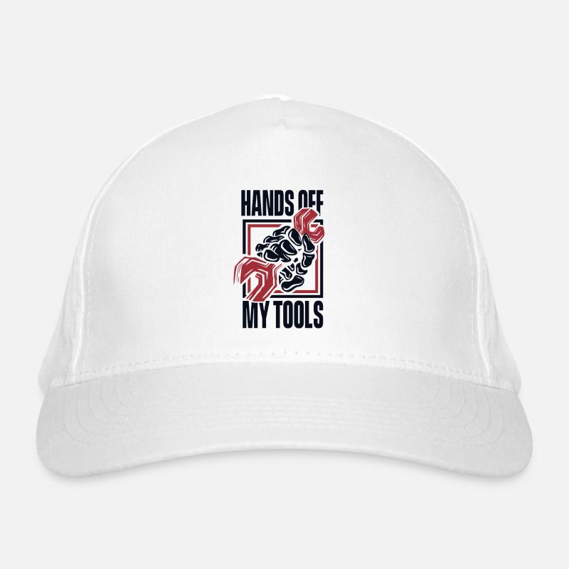 Hands Off My Tools Car Mechanic Master Car Organic Baseball Cap