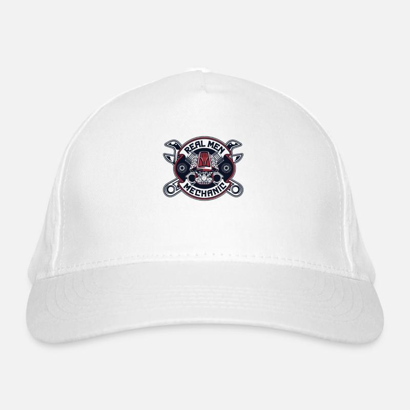 Real Men Mécatronicien Technicien Mécanicien Automobile Maître Automobile Casquette classique bio