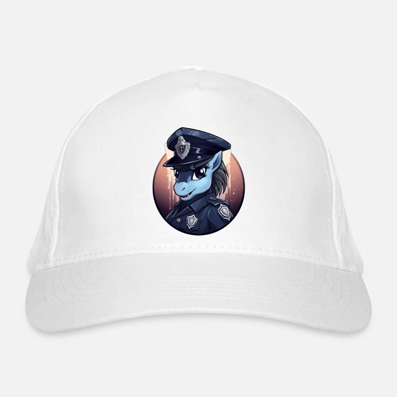 Pony Polizei Bio-Baseballkappe