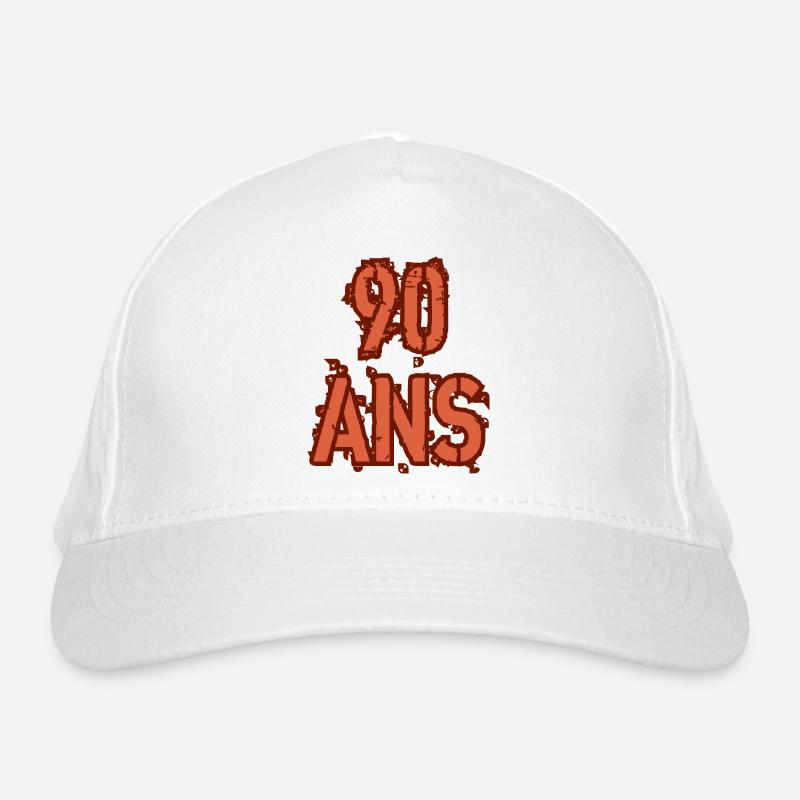 90 ANS Casquette classique bio