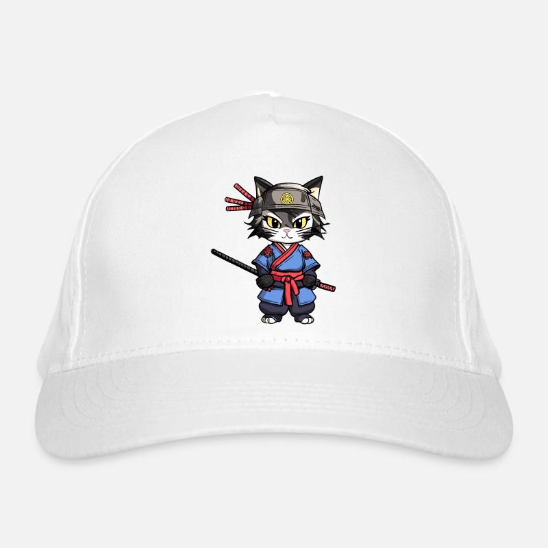 Samurai-Katze #24 Bio-Baseballkappe