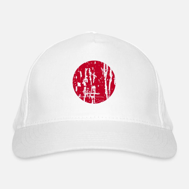 Point Rouge « Ninomaru » - Drapeau Japonais Casquette classique bio