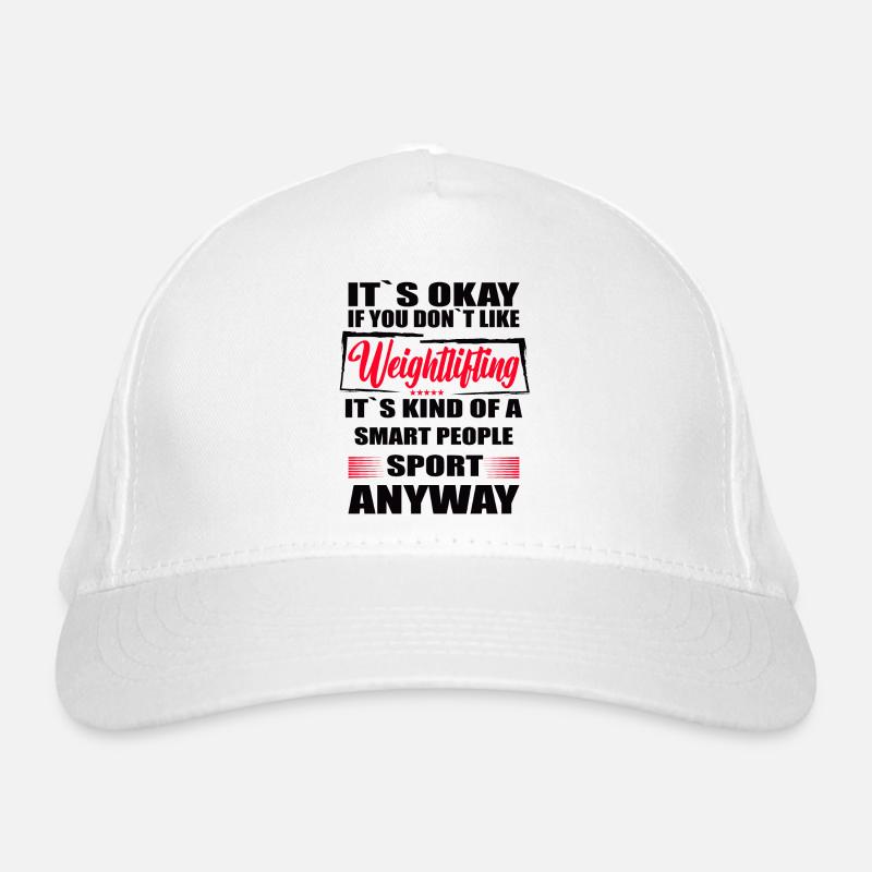 Ce n’est pas grave si vous n’aimez pas l’haltérophilie Casquette classique bio