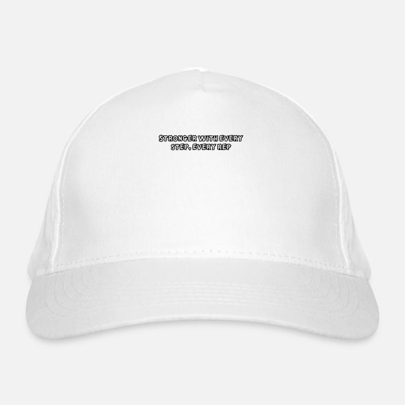 Fitness - Stronger with every step, every rep Bio-Baseballkappe