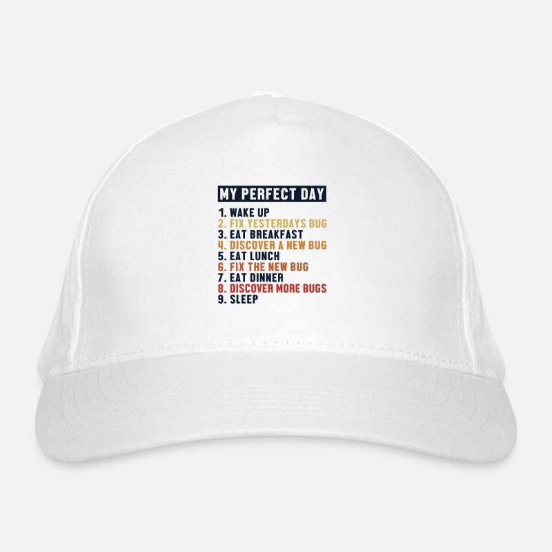 Correction de bugs Perfect Day Développeur Codeur Programmeur Casquette classique bio