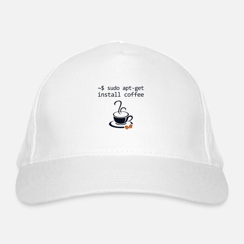 sudo install coffee computer scientist admin Organic Baseball Cap