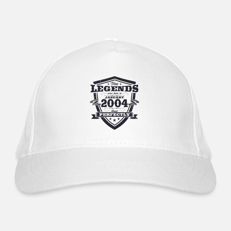 20e anniversaire Original Janvier Millésime 2004 Casquette classique bio