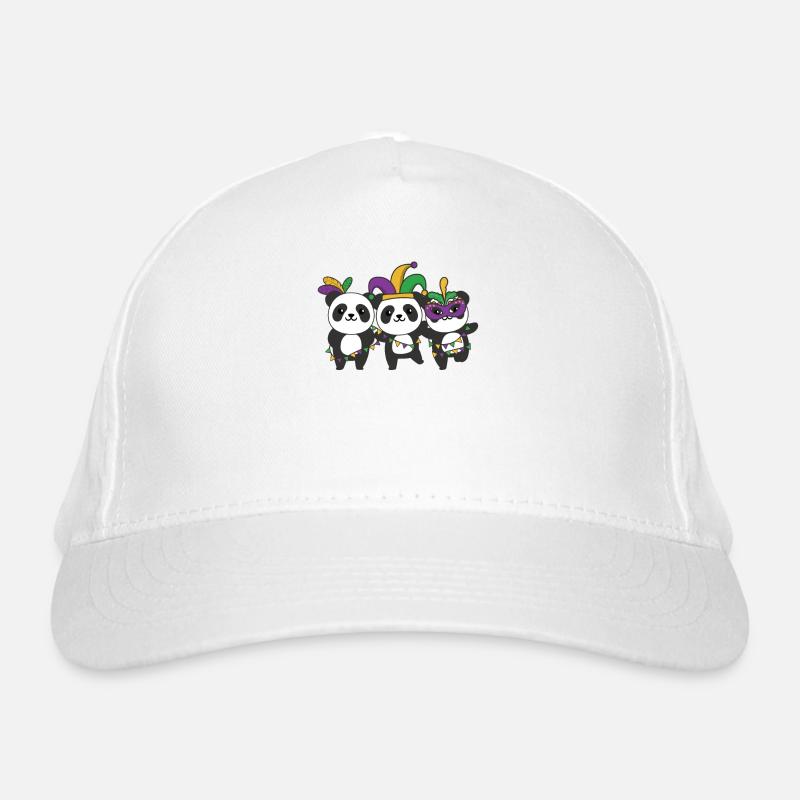 Déguisement de carnaval Panda de Mardi Gras Casquette classique bio