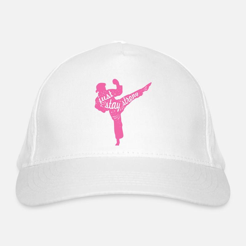 Weibliche Karateka Bio-Baseballkappe
