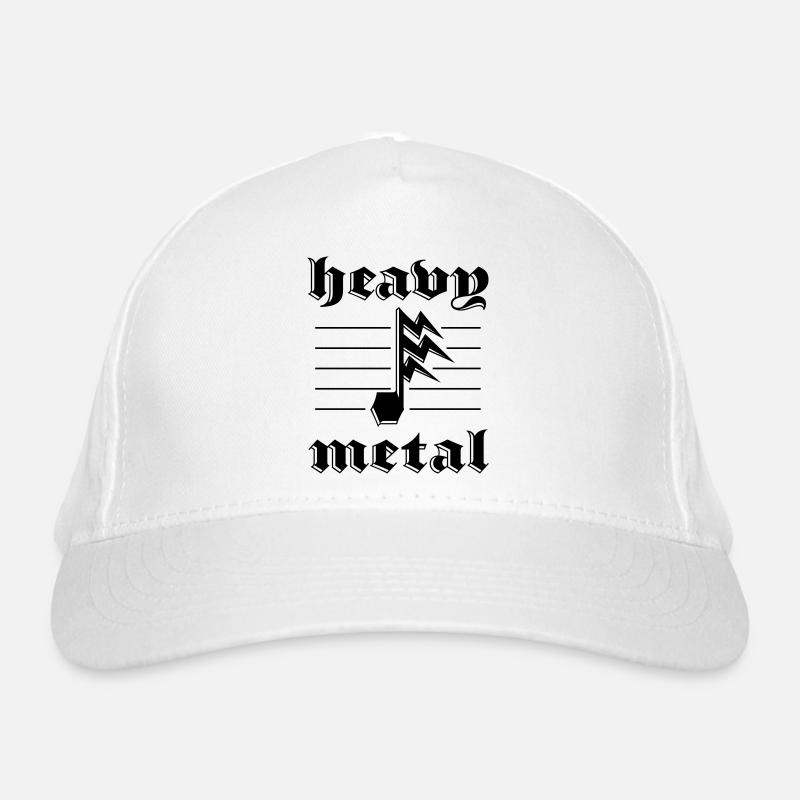 Heavy Metal Sticker Blitznote Bio-Baseballkappe
