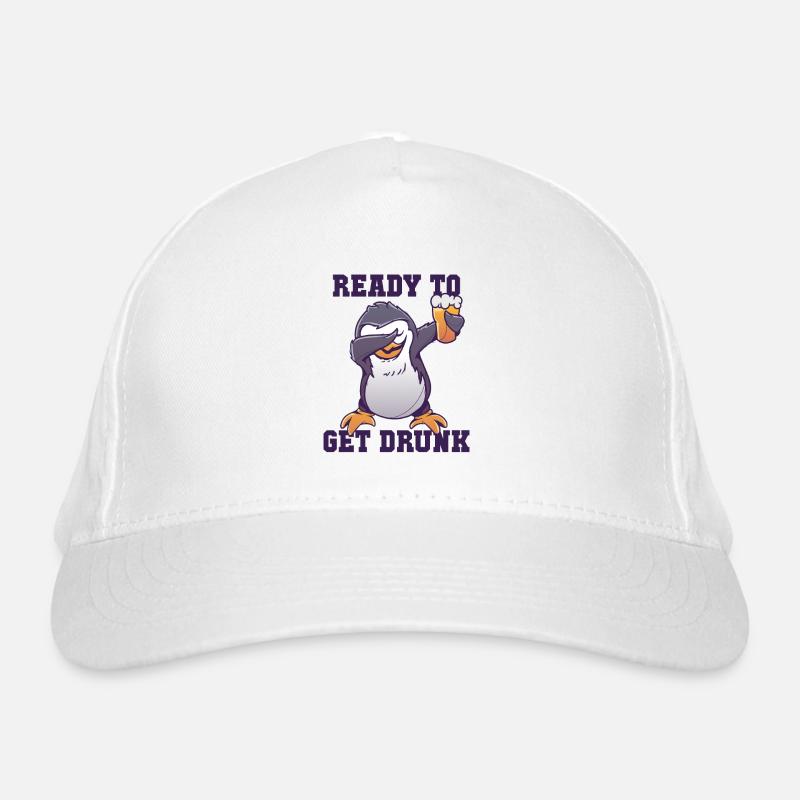Ready To Get Drunk King Penguin Emperor Penguin Organic Baseball Cap