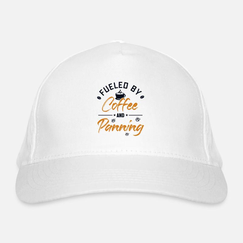 Alimenté par le café et le miner de prospection à la casserole Casquette classique bio