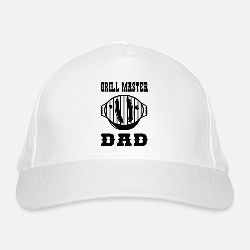 Grillmaster Dad BBQ Grill Grilling Barbecue Smoker Organic Baseball Cap