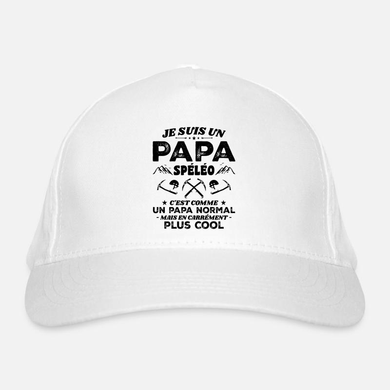 Cool caving dad Organic Baseball Cap