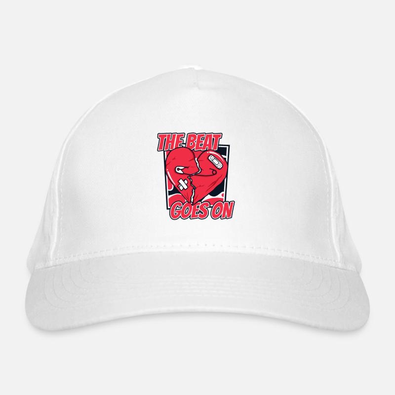 Le rythme continue sur les stimulateurs cardiaques cathéter à cœur ouvert Casquette classique bio