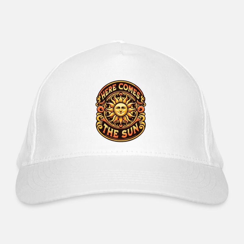 Voici le soleil Vintage soleil source d’inspiration Casquette classique bio