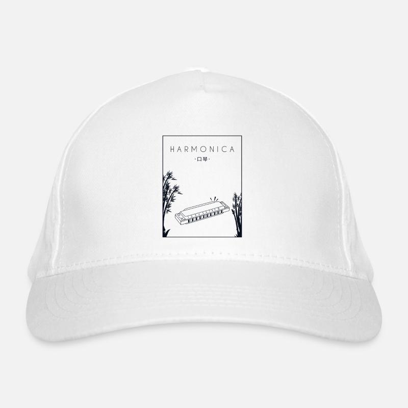 Harmonica chinois Hanzi bouche harpe harmoniste Casquette classique bio
