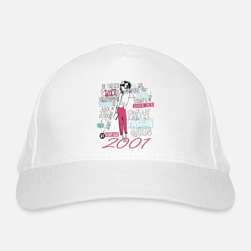 Jahrgang 2001 Geschenk Geburtstag 2001 Mädchen 2001 Bio-Baseballkappe