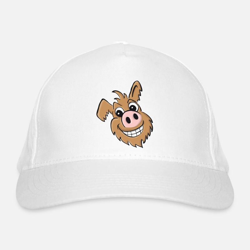 Pig dog - friendly Organic Baseball Cap
