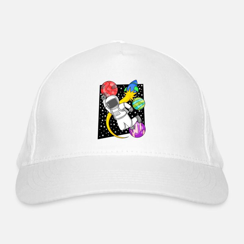 Astronaut Motif Outer Space Organic Baseball Cap
