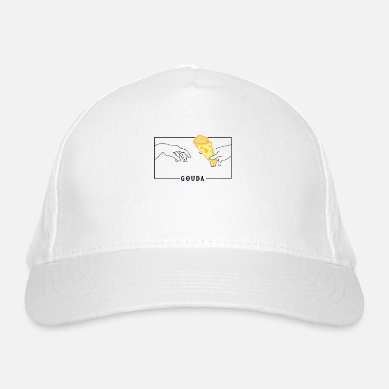 Michelangelo Creation of Adam Gouda Maker Queso Organic Baseball Cap