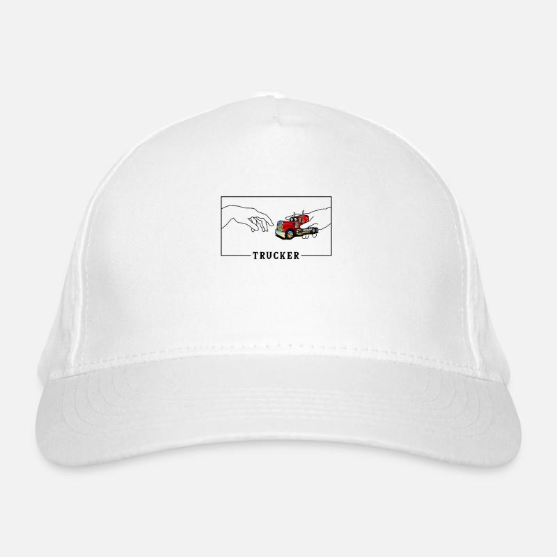 Michelangelo Création d’Adam Trucker Trucker Casquette classique bio