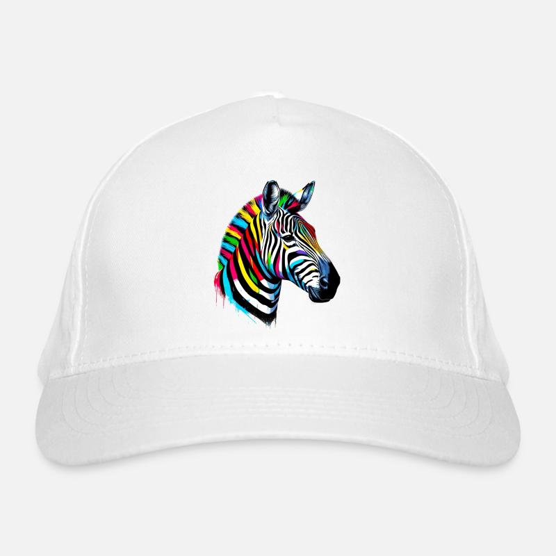 Zebra Organic Baseball Cap