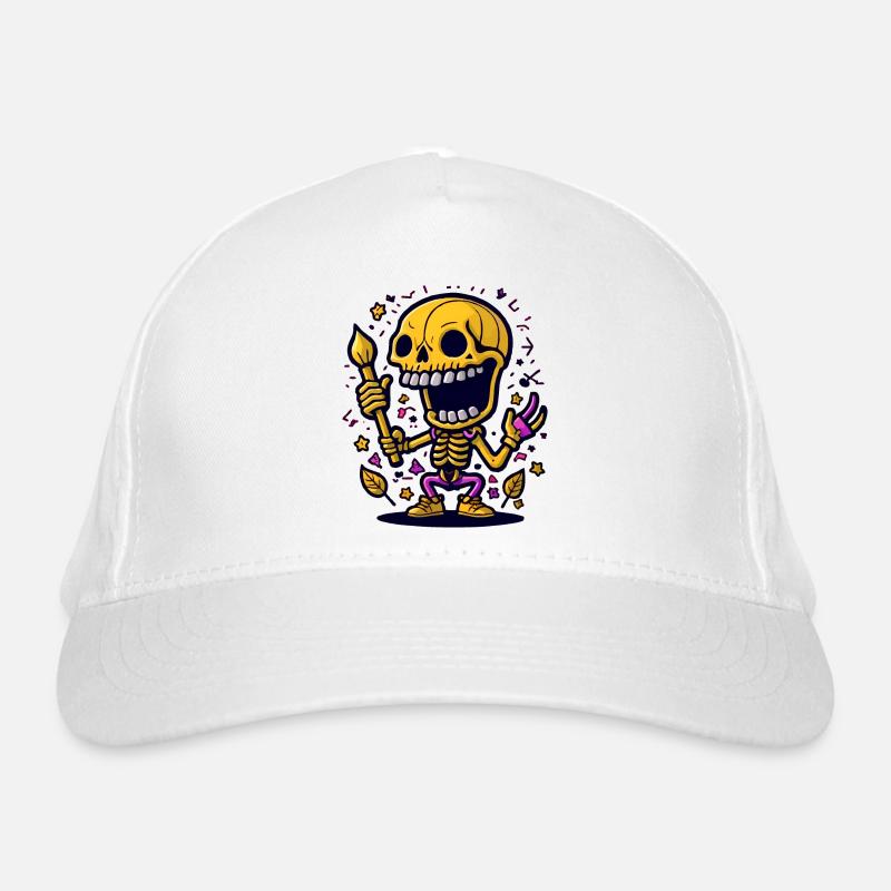 Skeleton Organic Baseball Cap