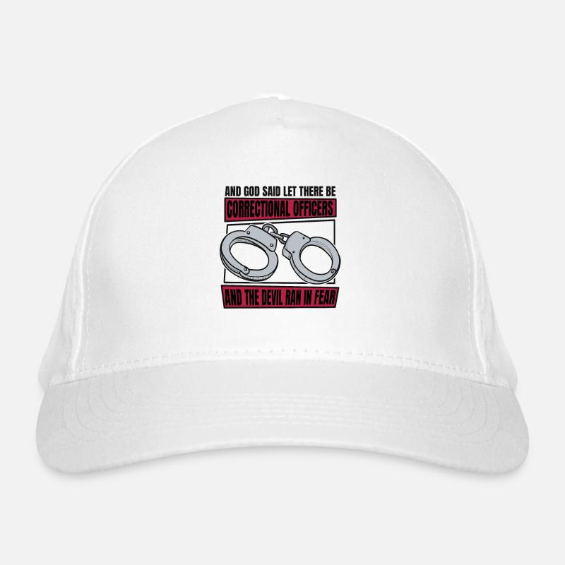 And The Devil Ran In Fear Prison Guard Organic Baseball Cap