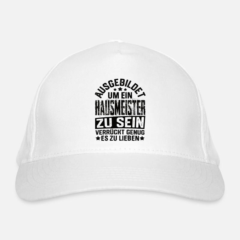 Caretaker Building Management Caretaker Saying Organic Baseball Cap