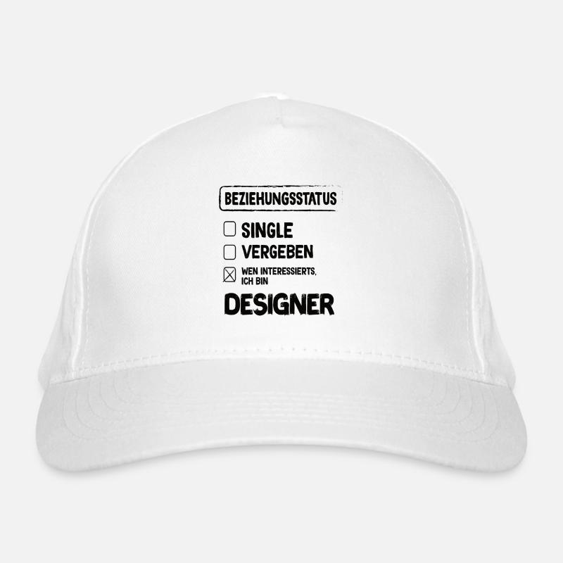 Designer Relationship Status Organic Baseball Cap