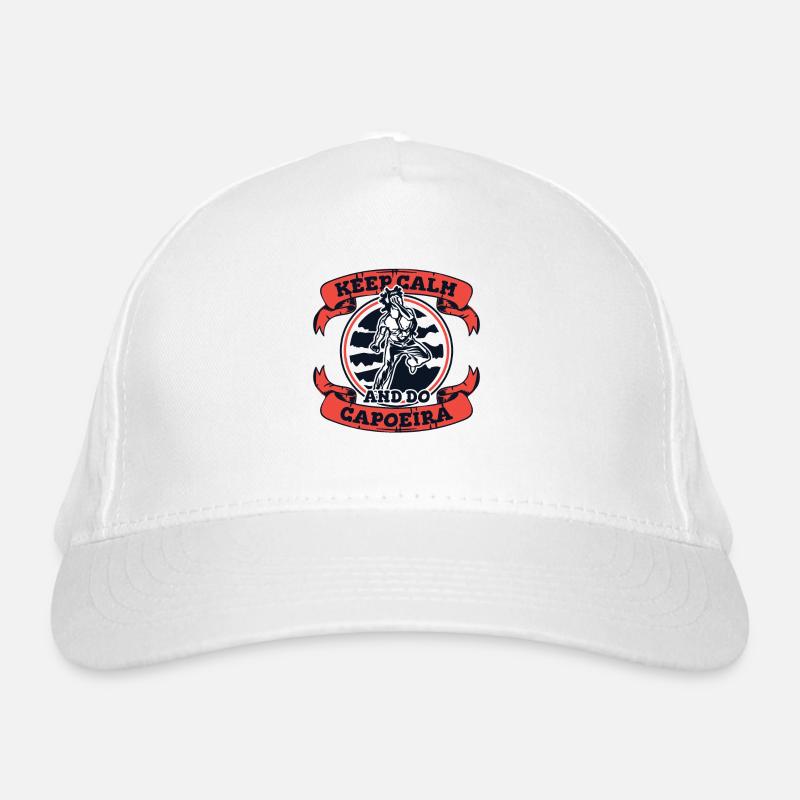 Restez calme et faites de la Capoeira Capoeirista Ginga Dance Casquette classique bio