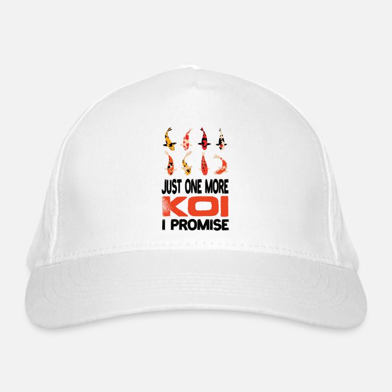 Just One More Koi I Promise Koi Kois Koi Fish Organic Baseball Cap