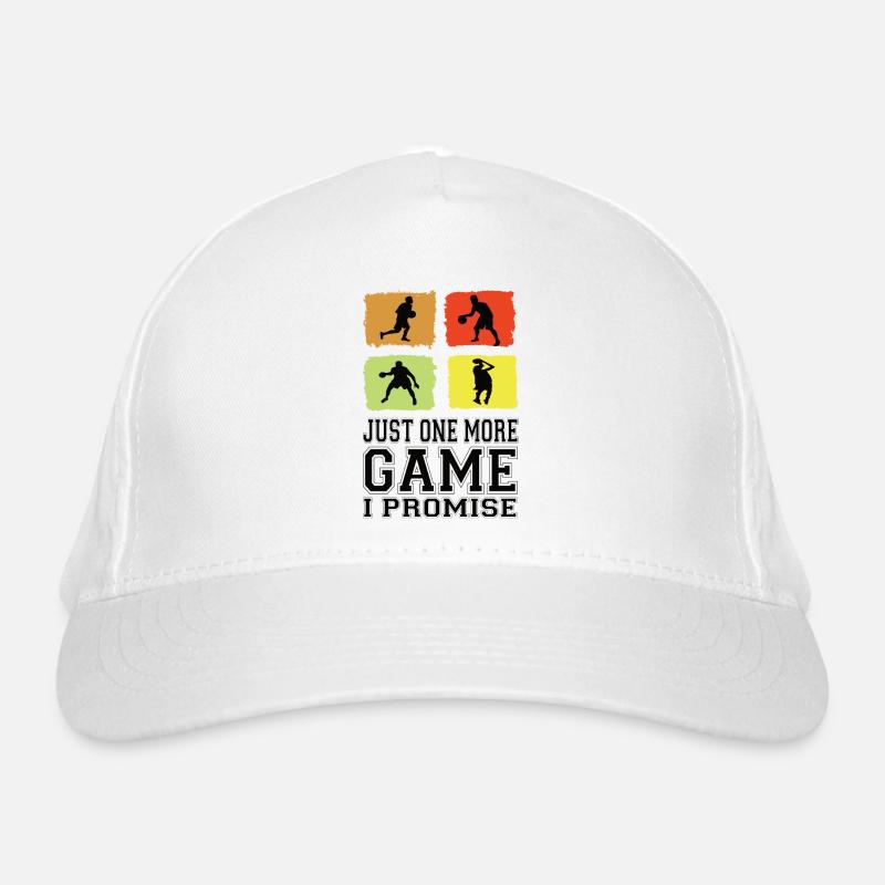 Juste un match de plus Je promets le maillot de basketteur Casquette classique bio