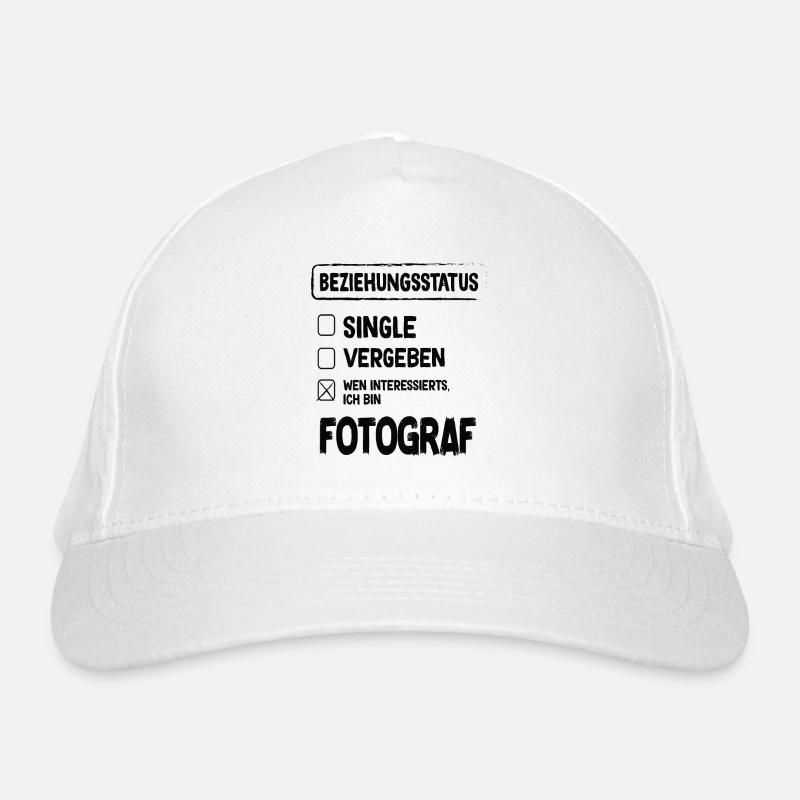 Statut relationnel du photographe Casquette classique bio