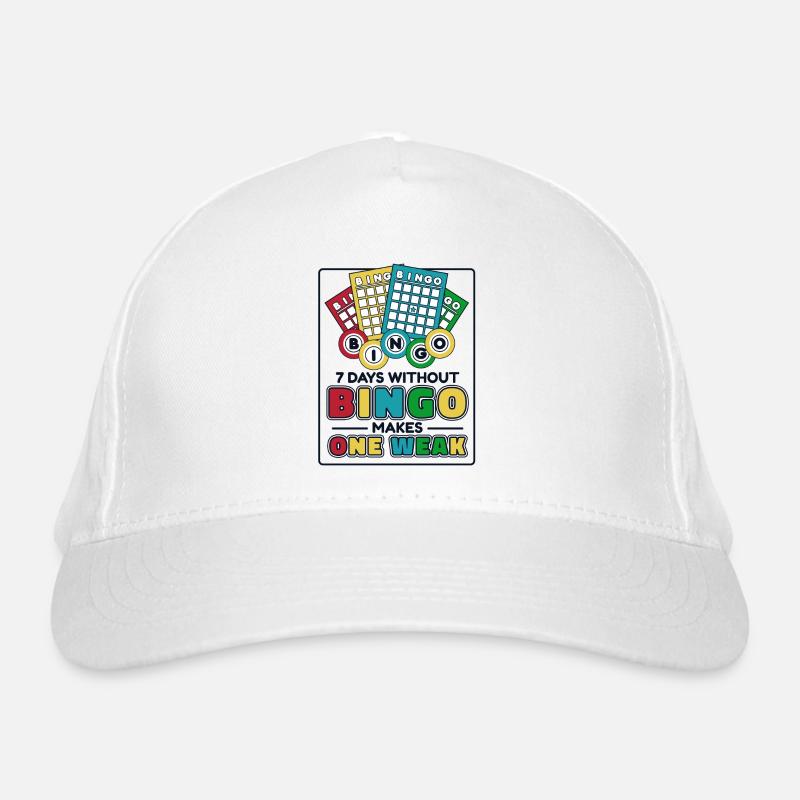 7 jours sans bingo rendent un suiveur faible Casquette classique bio