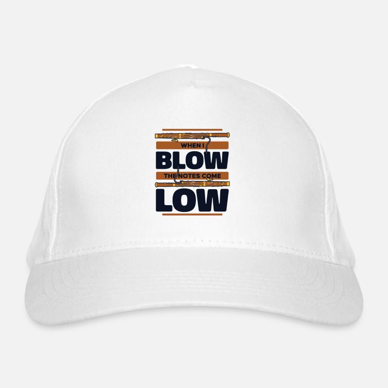 Quand je souffle les notes viennent bas Aerophone Music Casquette classique bio