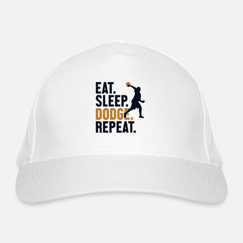 Eat Sleep Repeat Team Game Prisonball Organic Baseball Cap