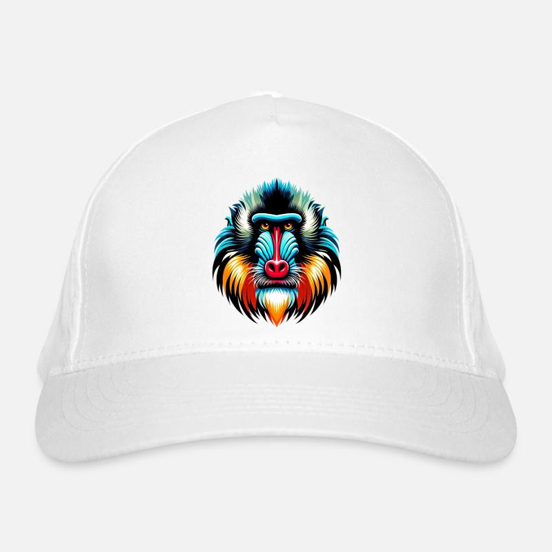 Singe mandrill Casquette classique bio