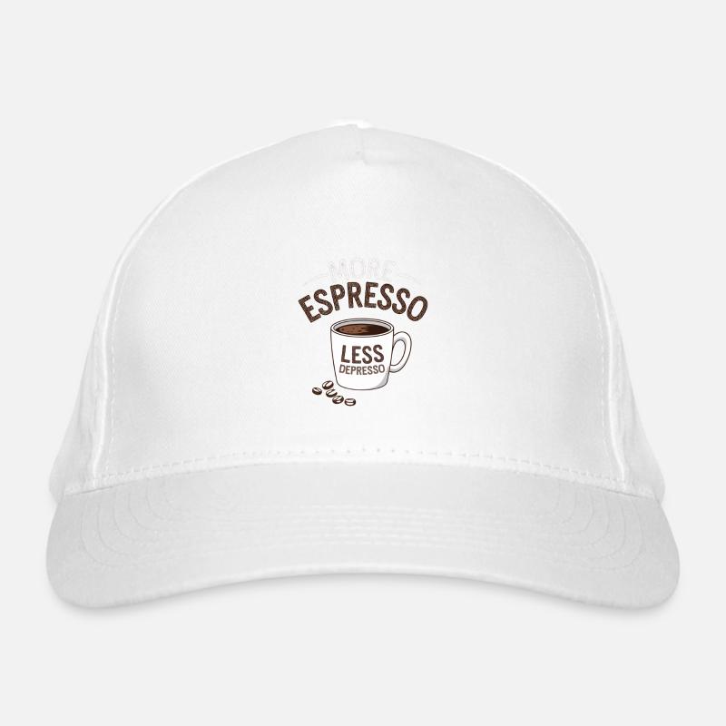 Espresso, Coffee, Kaffee, Latte, Geschenkidee Bio-Baseballkappe